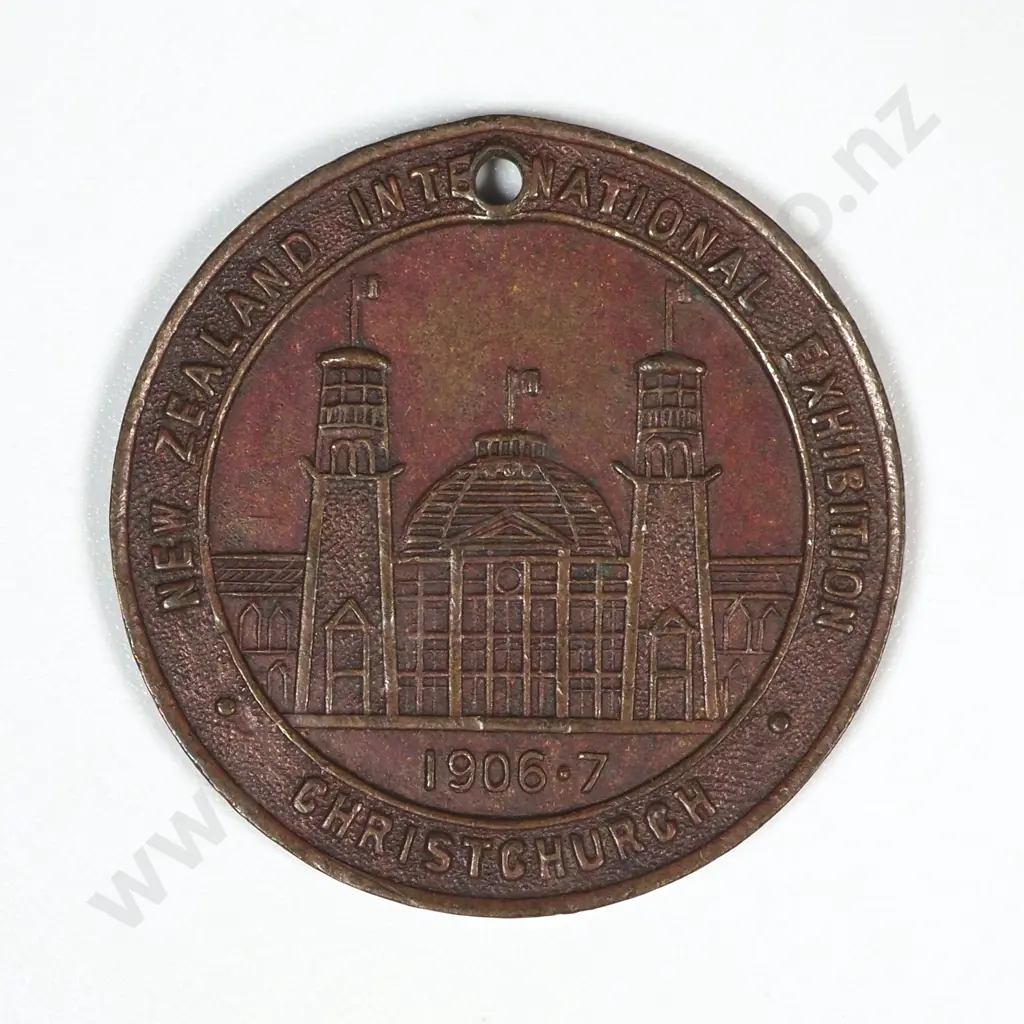 1906-7 International Exhibition Brass Medal: 1906-07/45 Image 1++