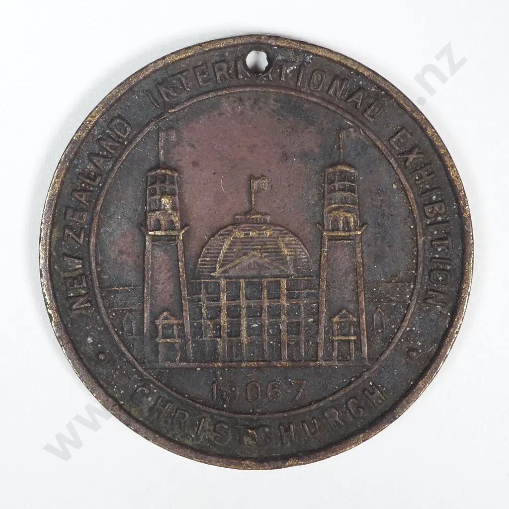 1906-7 International Exhibition Brass Medal: 1906-07/46 Image 1++