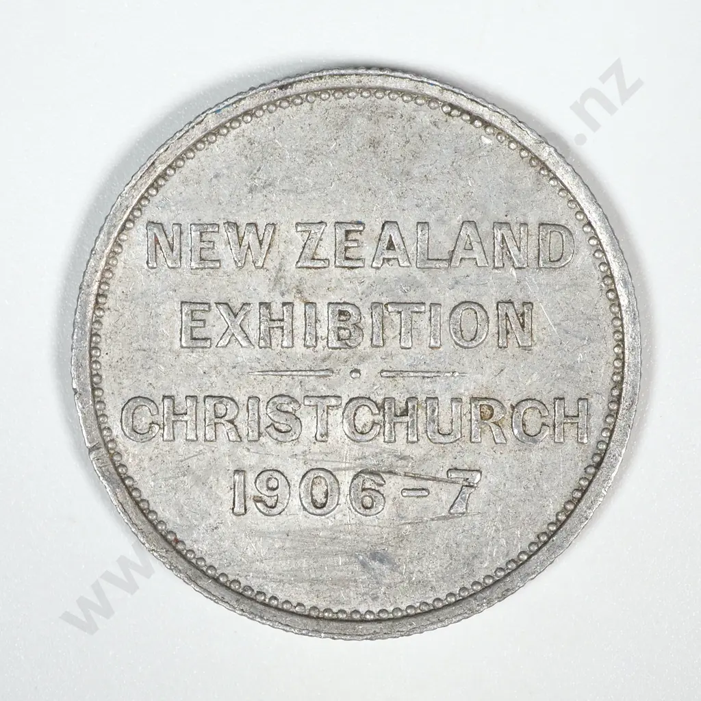 1906-7 International Exhibition Aluminium Medal: 1906-07/18 Image 1++