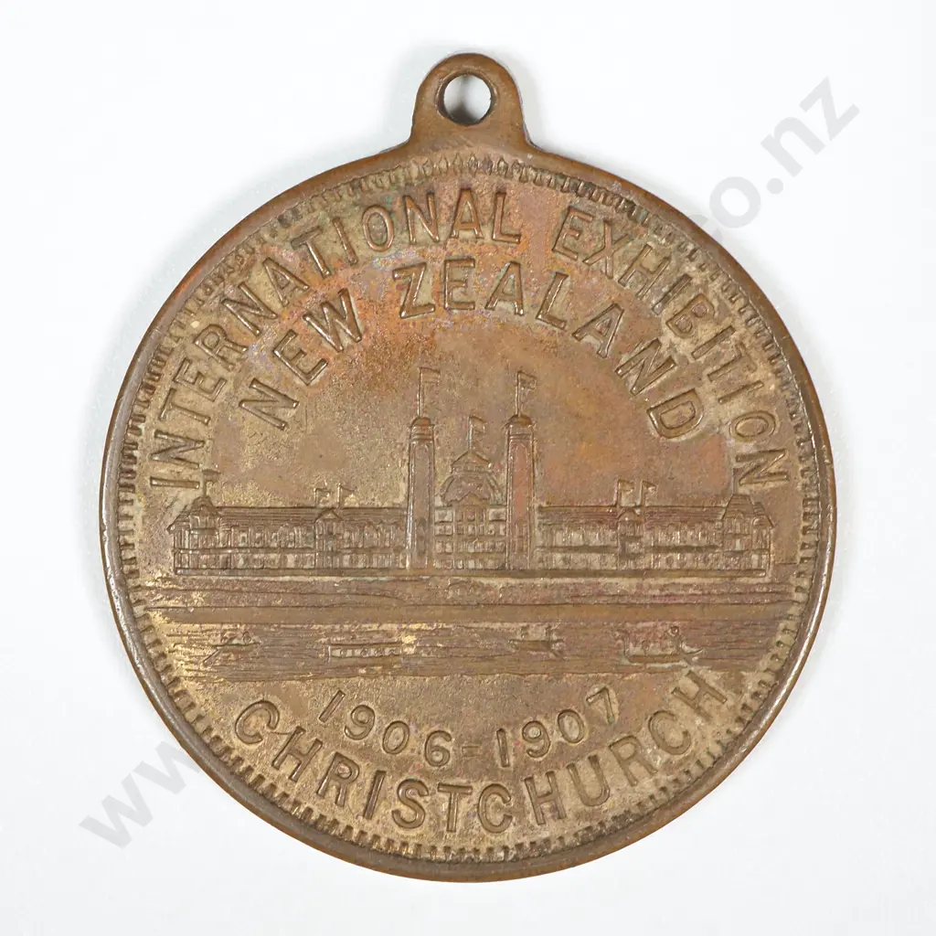 1906-7 International Exhibition Gilt Medal: 1906-07/16 Image 1++