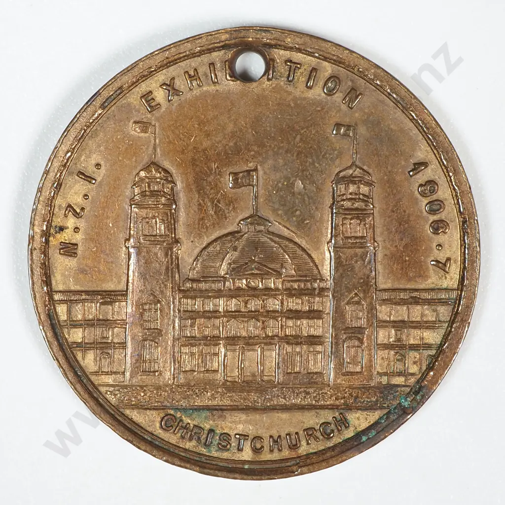 1906-7 International Exhibition Gilt Medal: 1906-07/21 Image 1++