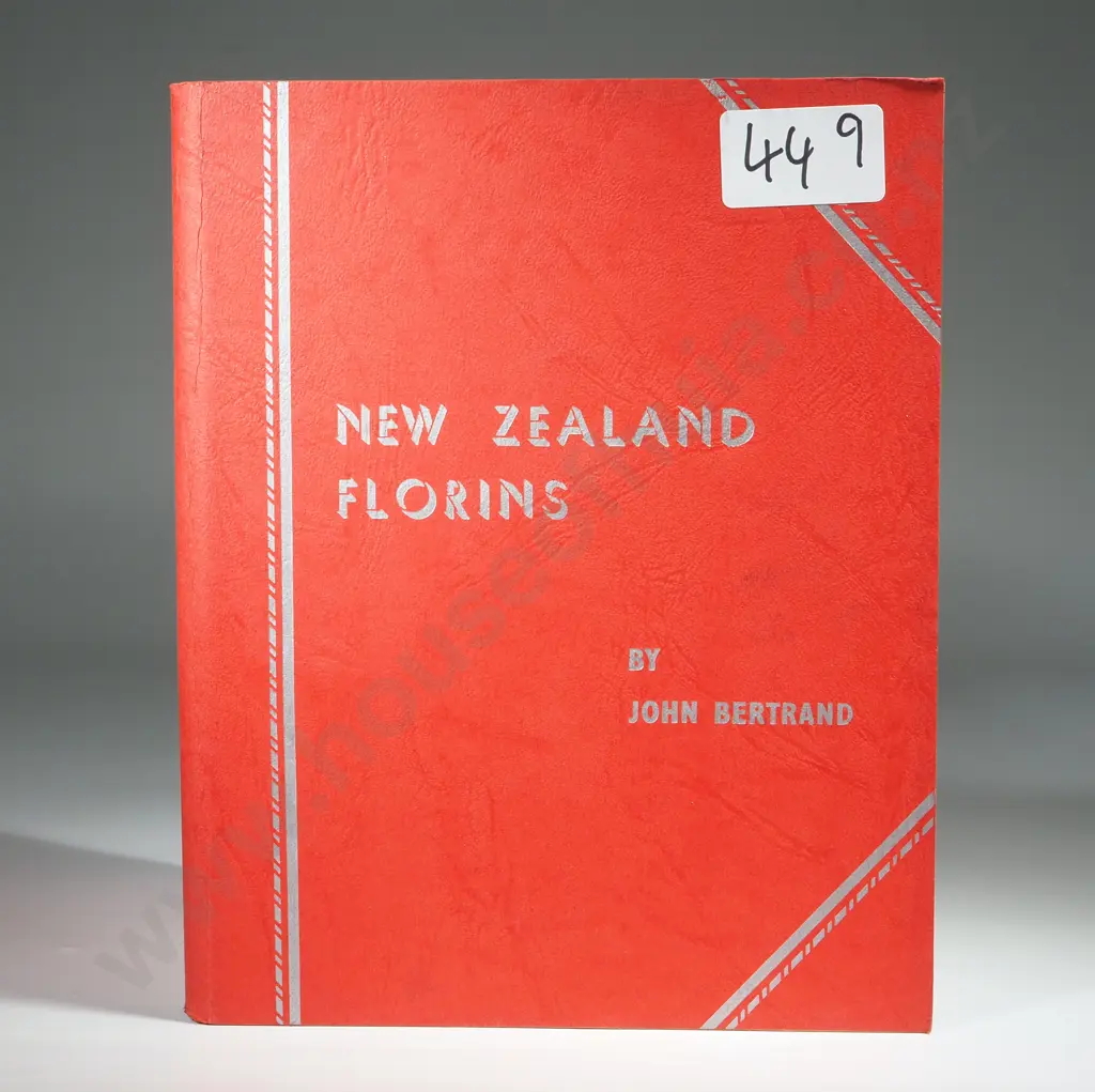 John Bertrand New Zealand Florin Album in Excellent Condition Includes 1946 Flat Back Image 1++