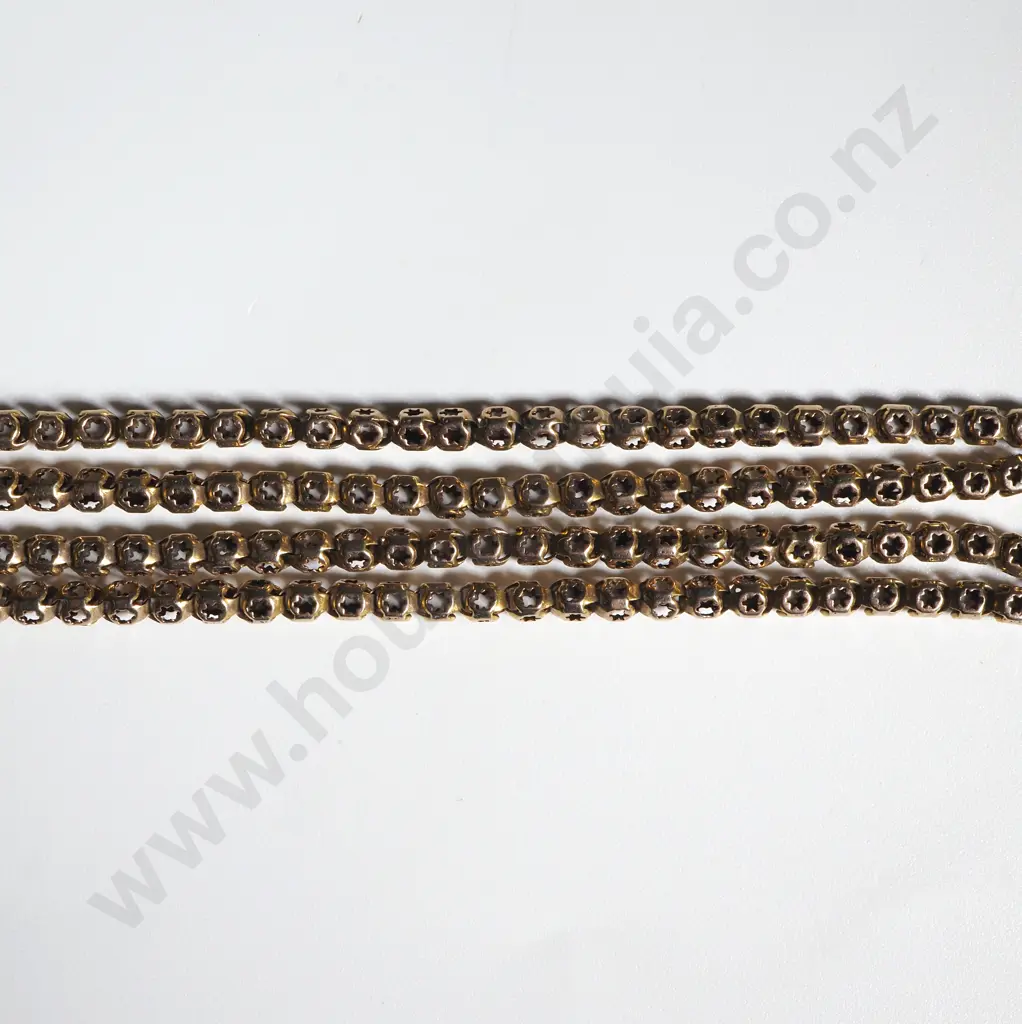 Antique Fancy 9ct Gold Link Necklace Image 1++