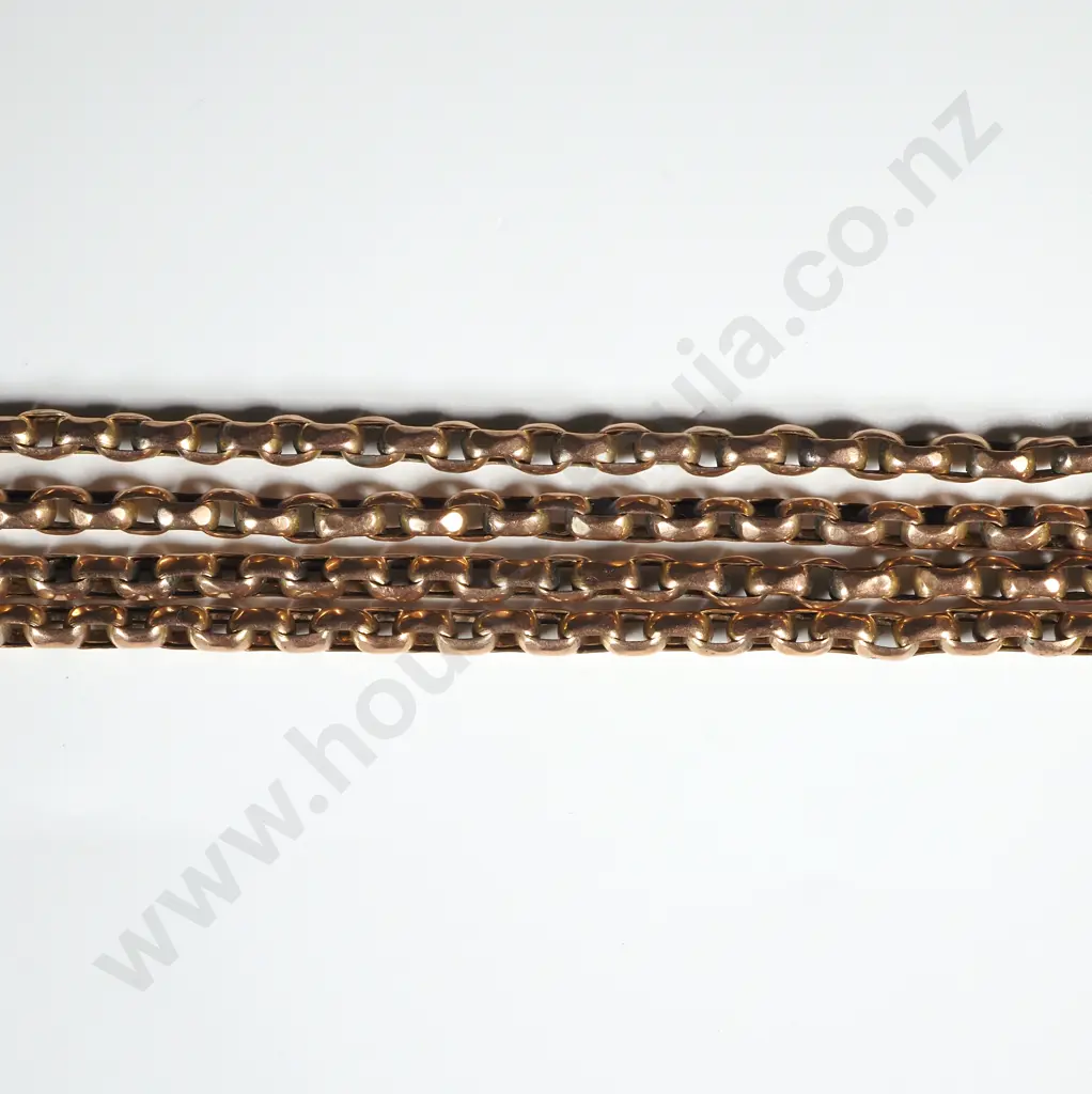 9ct Gold Muff Chain Image 1++