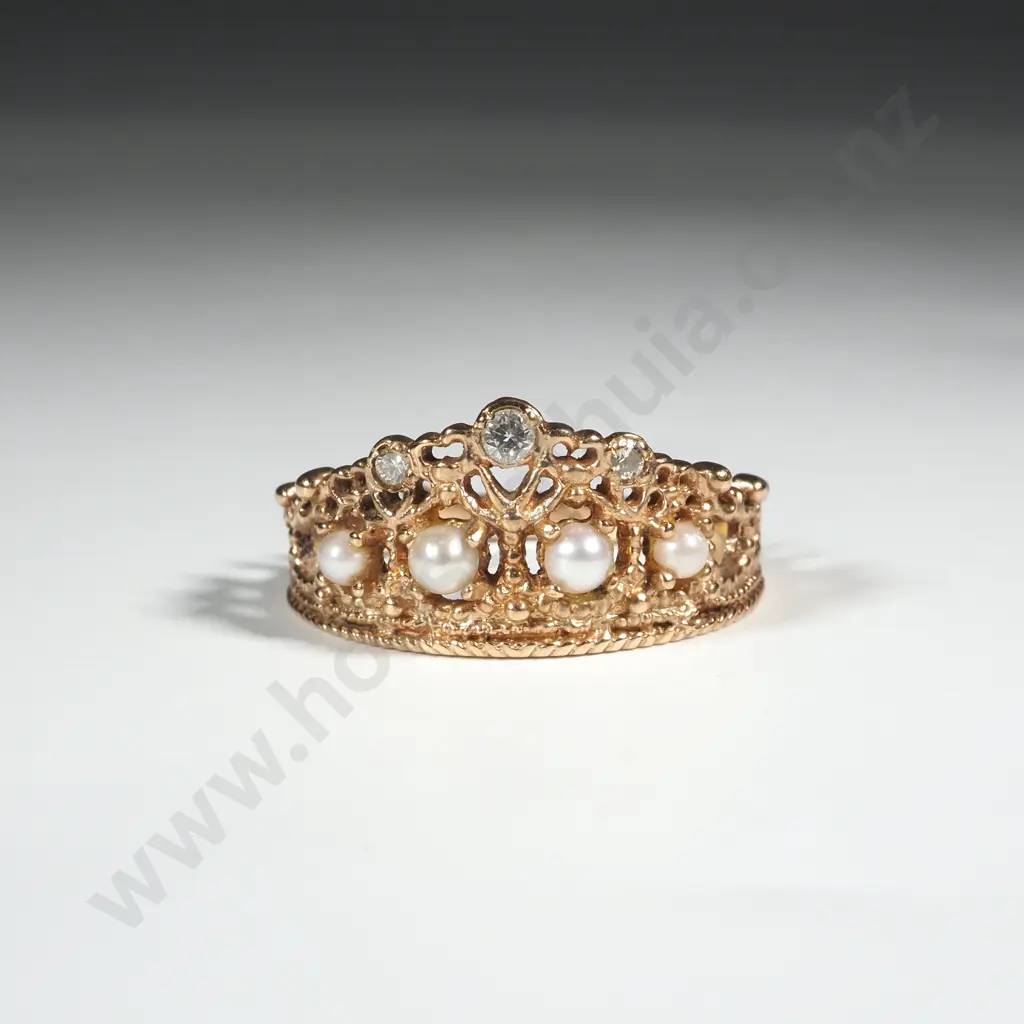 9ct Gold Tiara Ring Image 1++