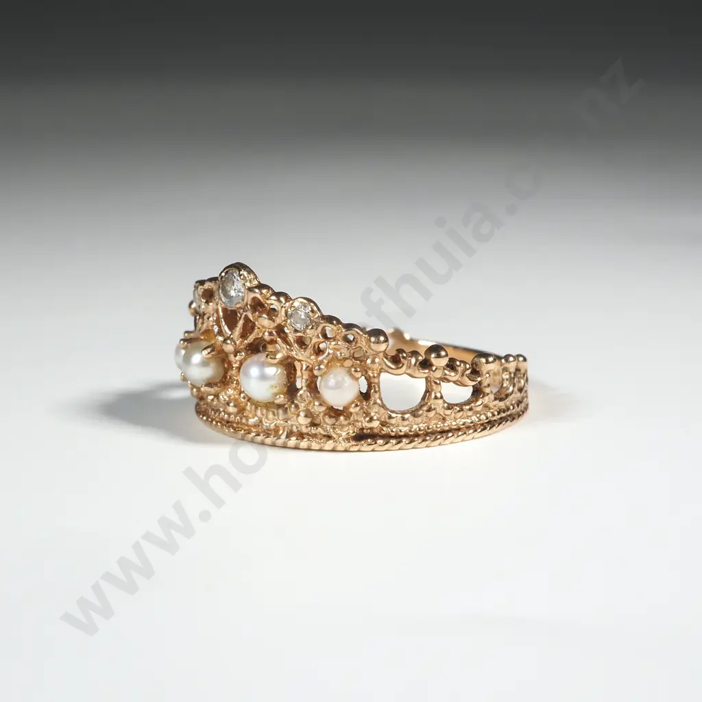 9ct Gold Tiara Ring Image 1++