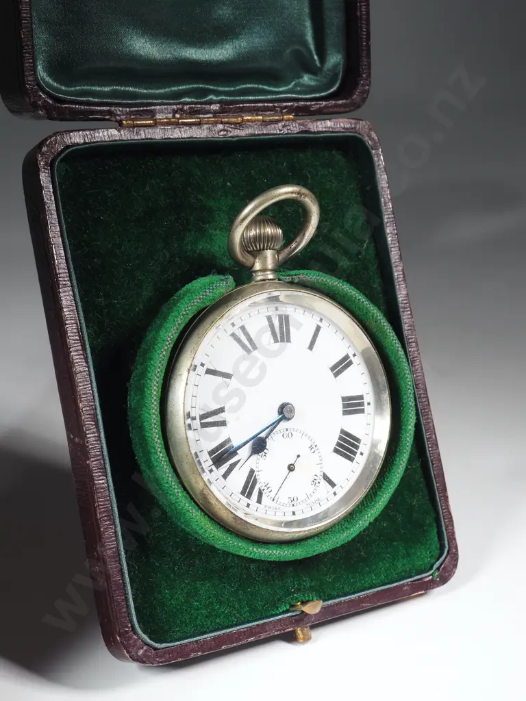 Antique Pocket Watch in Period Case Image 1++