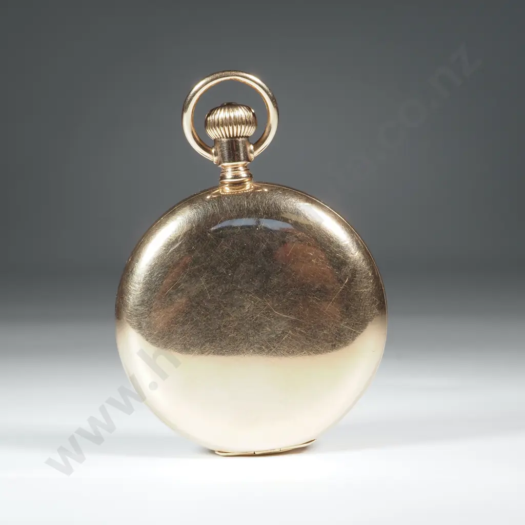 Elgin 9ct Gold Pocket Watch Image 1++