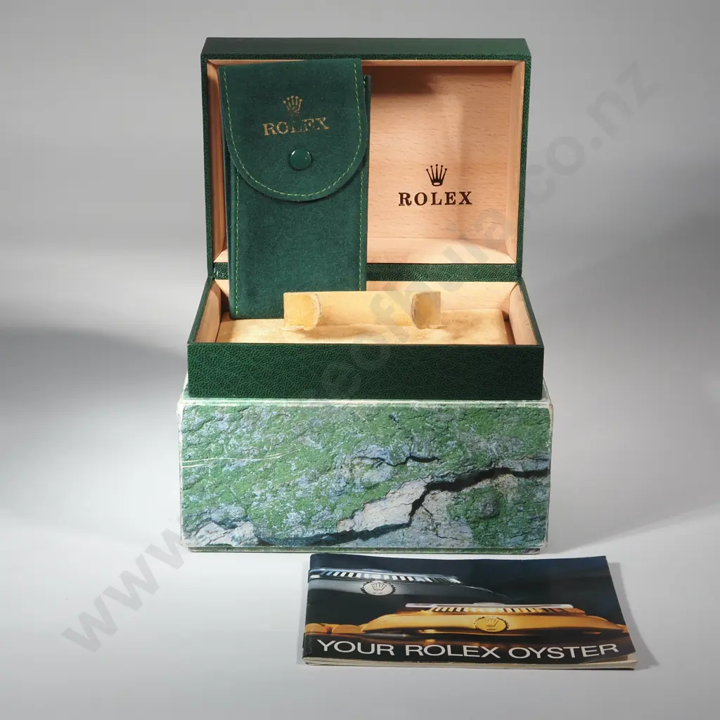Rolex Oyster Perpetual Watch Box with Outer Case, Inner Case, Leather Carry Case & Manual  Image 1++