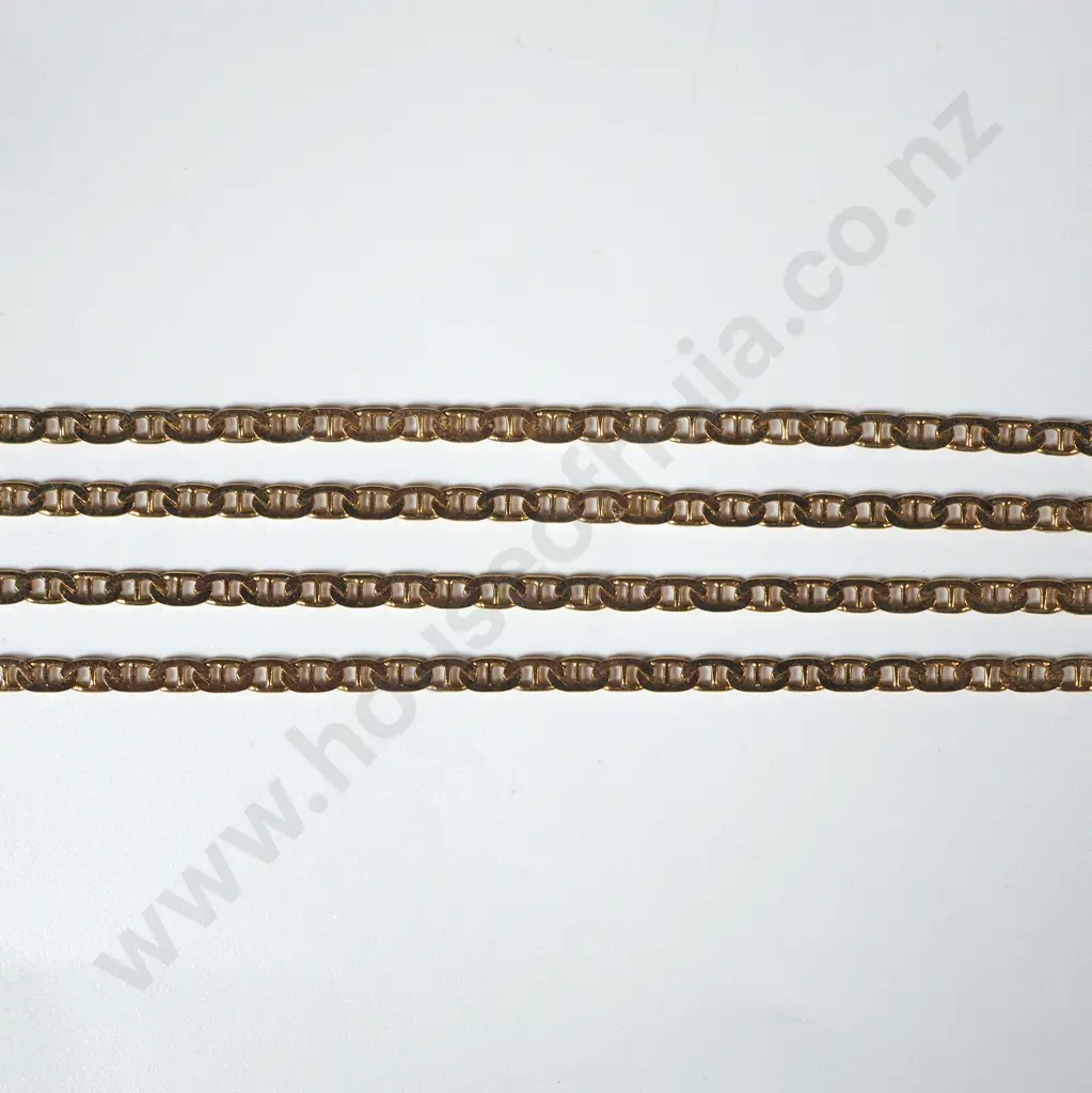 14ct Gold Anchor Link Bracelet Image 1++