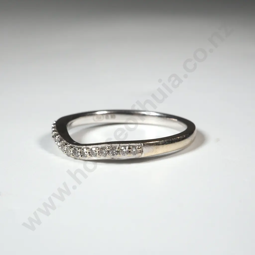 18ct White Gold Diamond Ring Image 1++