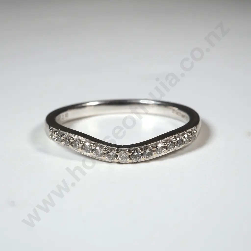18ct White Gold Diamond Ring Image 1++