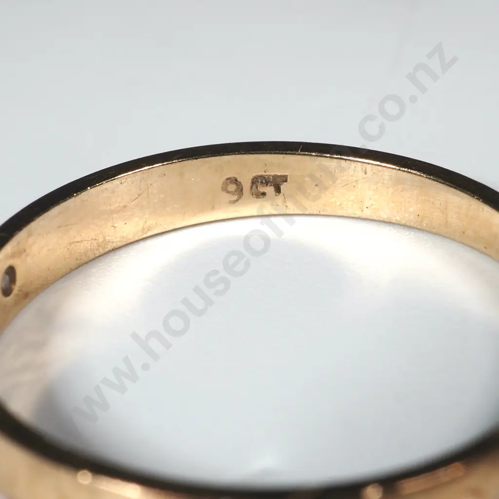 9ct Gold Gem Set Ring Image 1++