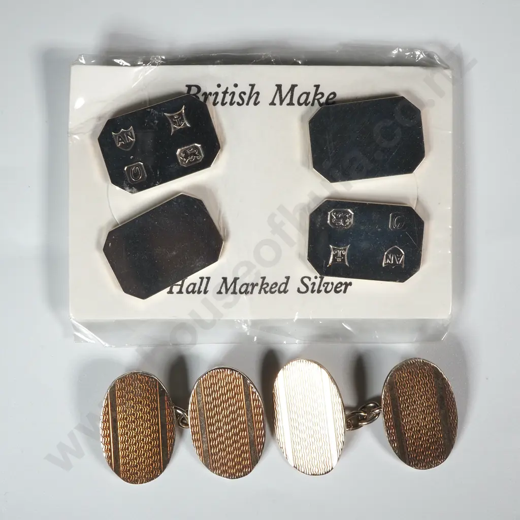 Two Pairs of Sterling Silver Cufflinks  Image 1++