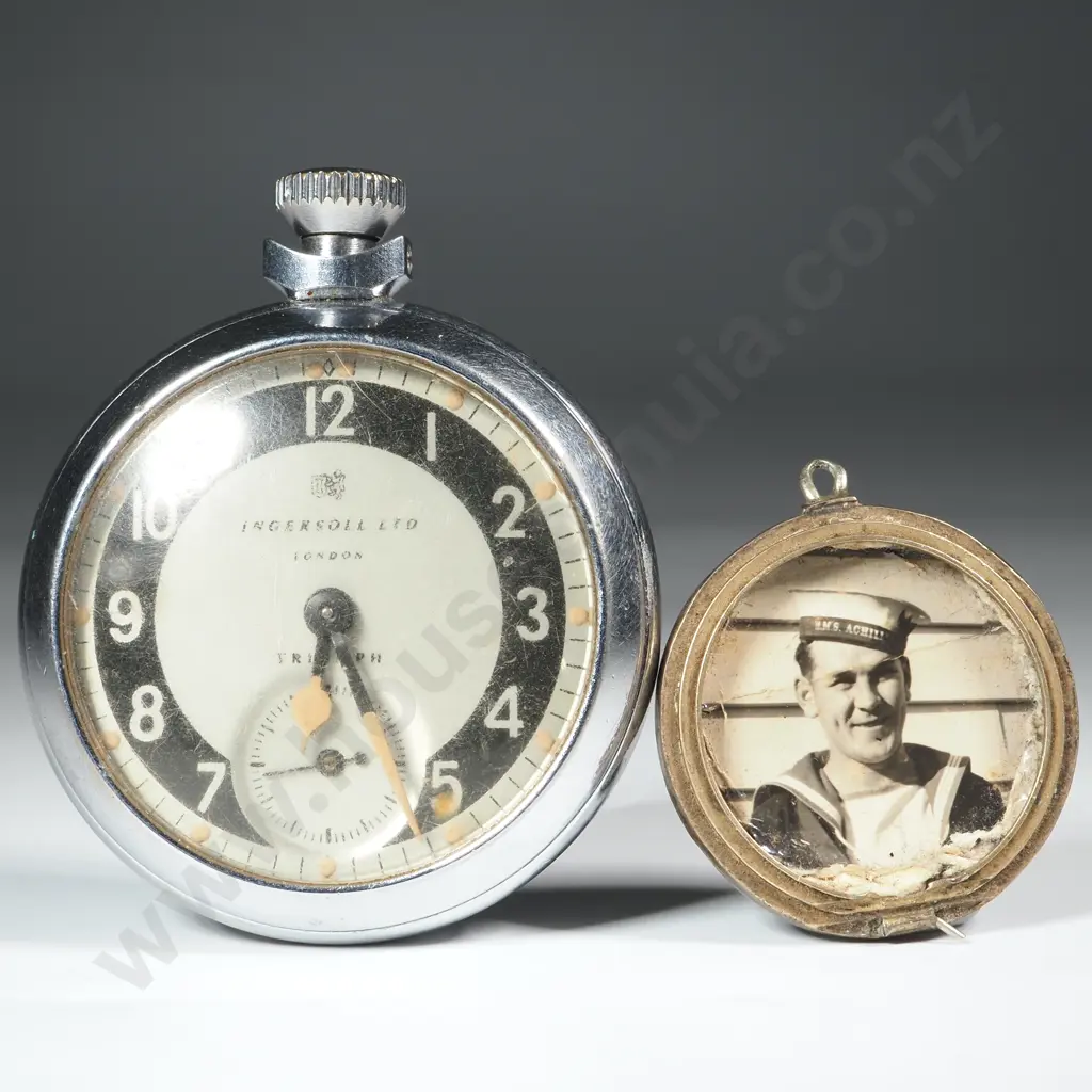 Vintage Pocket Watch & Part Locket A/F Image 1++