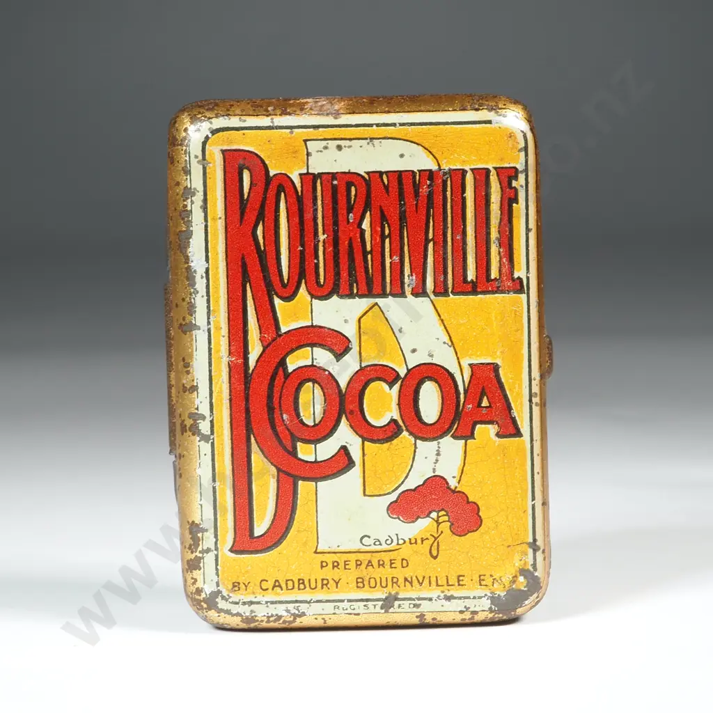 Vintage Tin Vesta Box in the Form of a Bournville Cocoa Tin. Image 1++