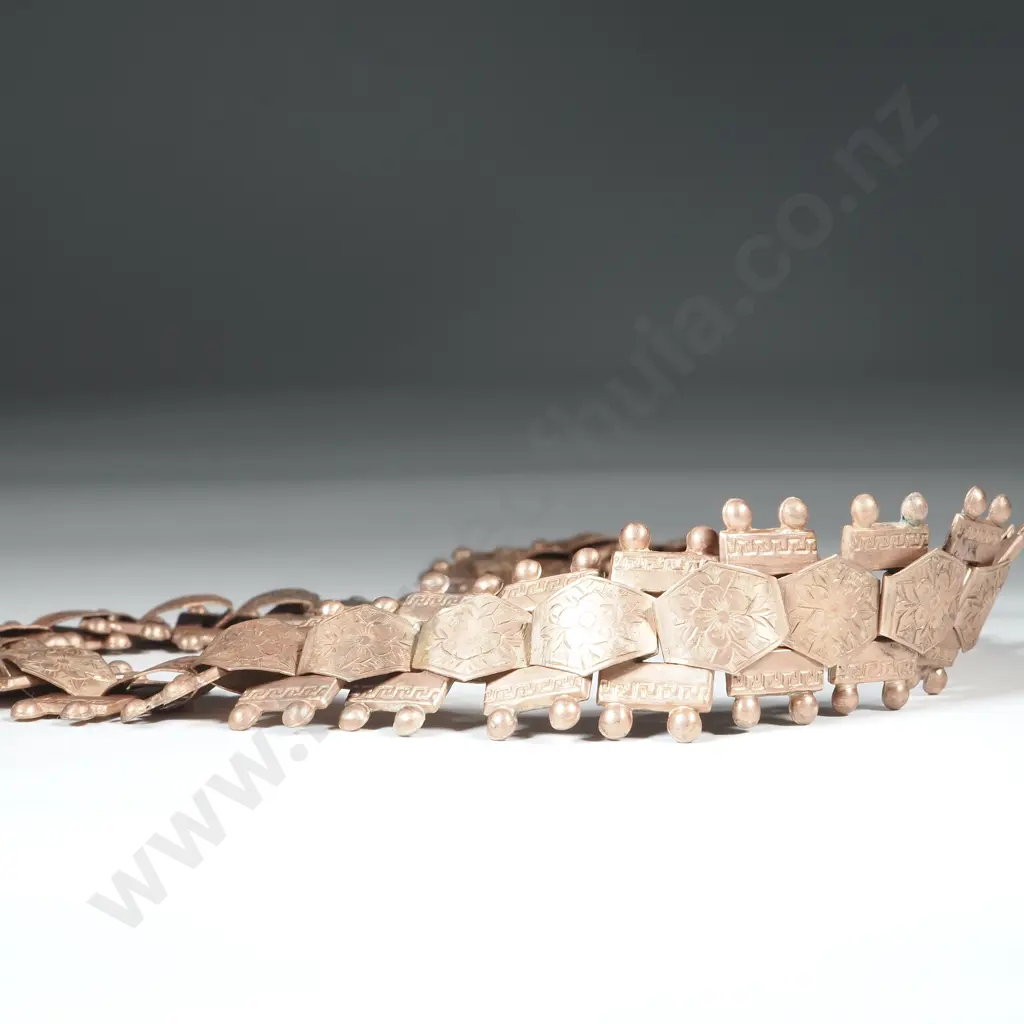 Victorian Ornate Copper Necklace Image 1++