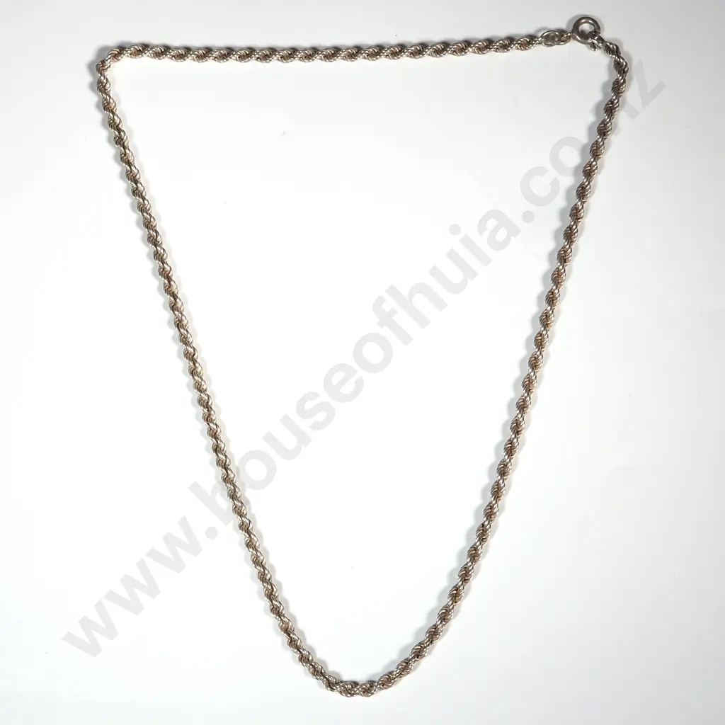 Sterling Silver Twist Link Chain Image 1++