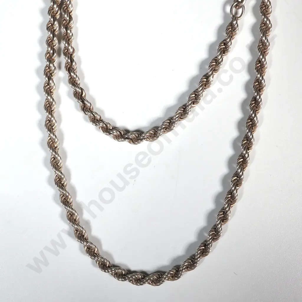Sterling Silver Twist Link Chain Image 1++