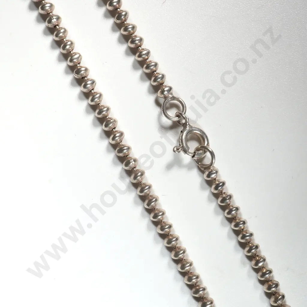 Sterling Silver Ball LInk Chain Image 1++