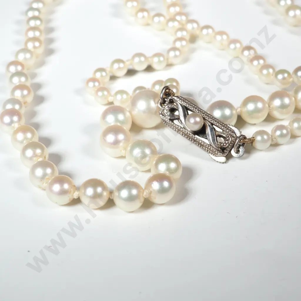 String of Graduated Pearls  Image 1++
