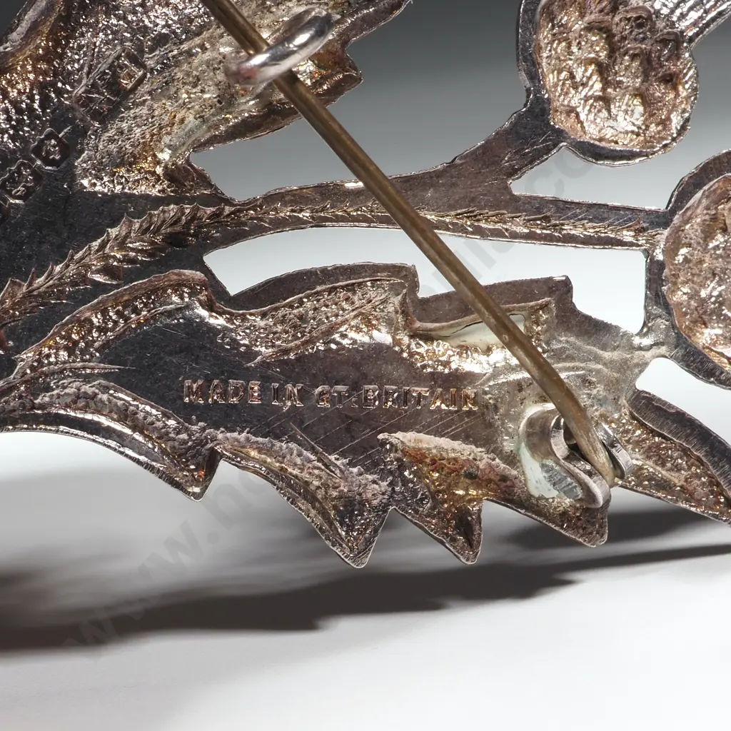 Sterling Silver Scottish Theme Brooch  Image 1++