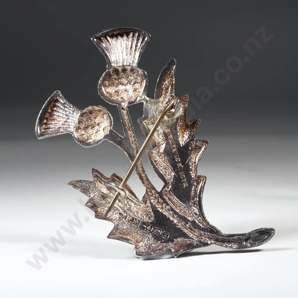 Sterling Silver Scottish Theme Brooch  Image 1++