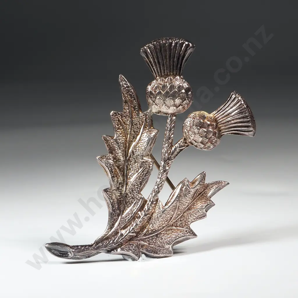 Sterling Silver Scottish Theme Brooch  Image 1++