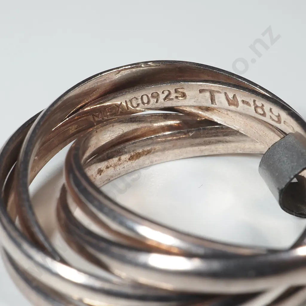 Sterling Silver Russian Wedding Ring  Image 1++