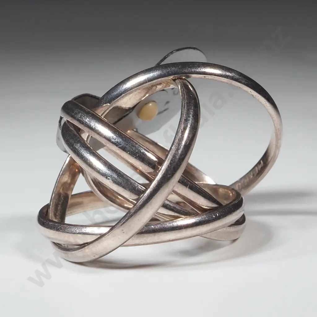 Sterling Silver Russian Wedding Ring  Image 1++