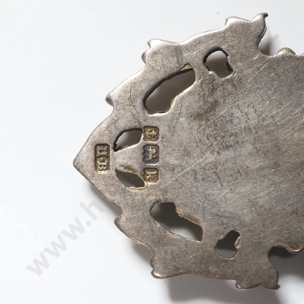 Sterling Silver & 9ct Gold Fronted Fob Award - Sterling Silver Buckle & Antique Mechanical Pencil Image 1++