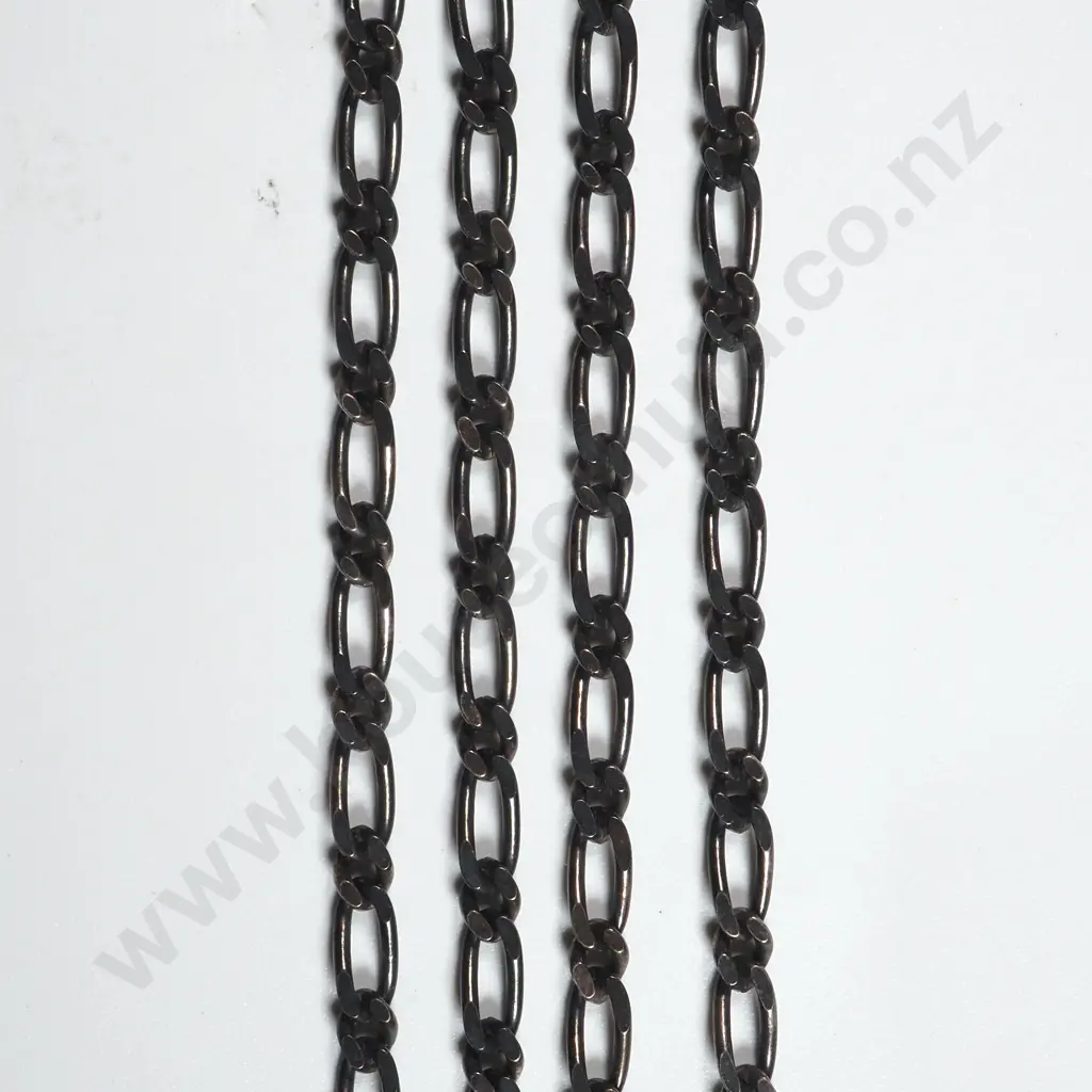 Sterling Silver Single Figaro Chain  Image 1++
