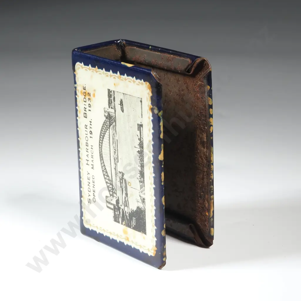 Match Holder Commemorating Sydney Harbour Bridge Opened March 19th 1932 Image 1++