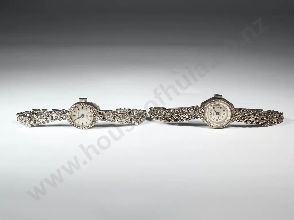 Two Marcasite Studded Watches Image 1++