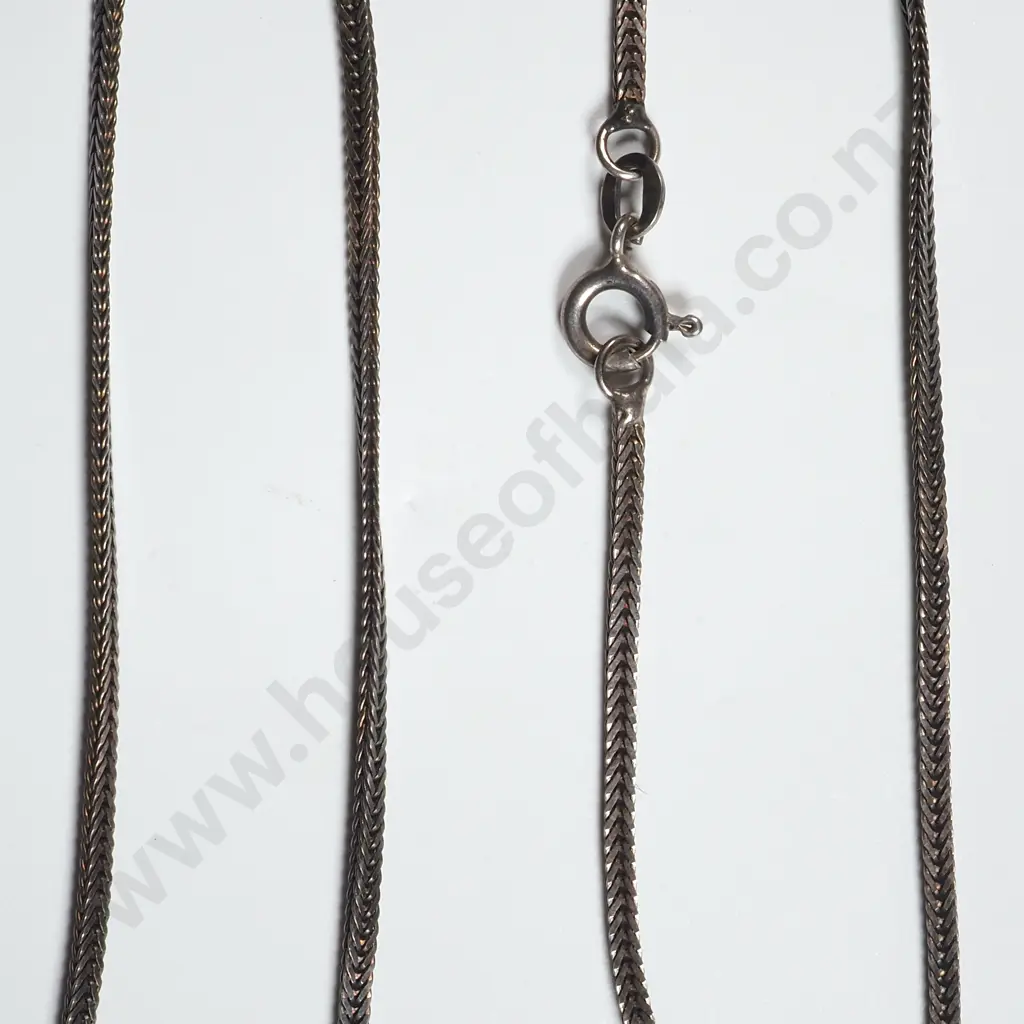 Sterling Silver Herringbone Link Silver Chain Image 1++