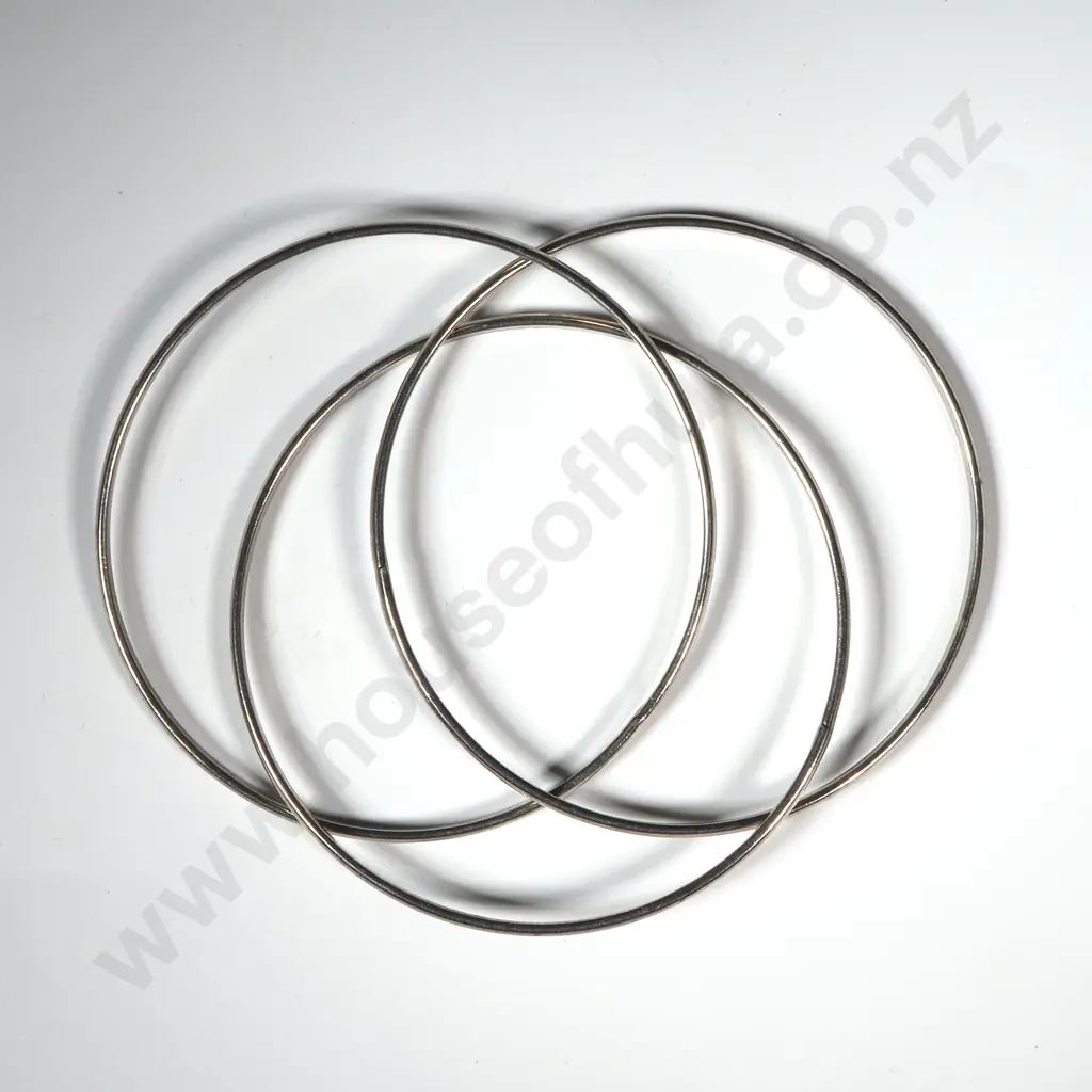 Three Sterling Silver Bangles Image 1++