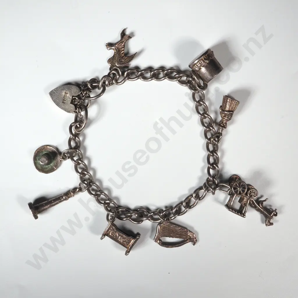 Sterling Silver Charm Bracelet  Image 1++