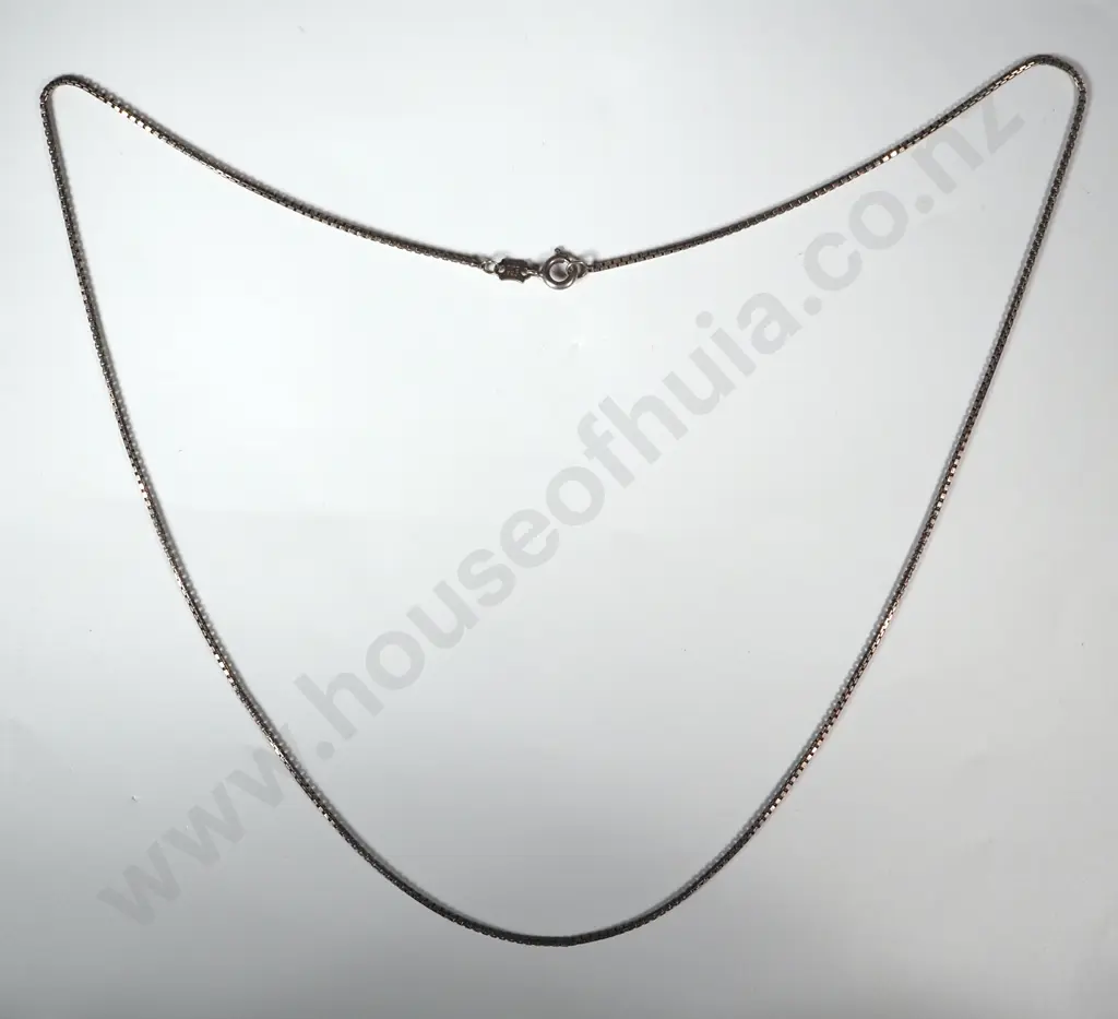 Sterling Silver Box Link Chain  Image 1++