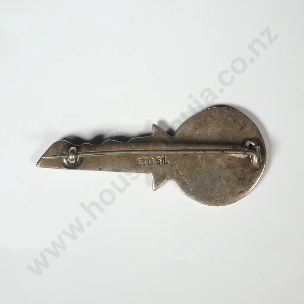 Large Sterling Silver  & Paua Shell '21' Key Image 1++