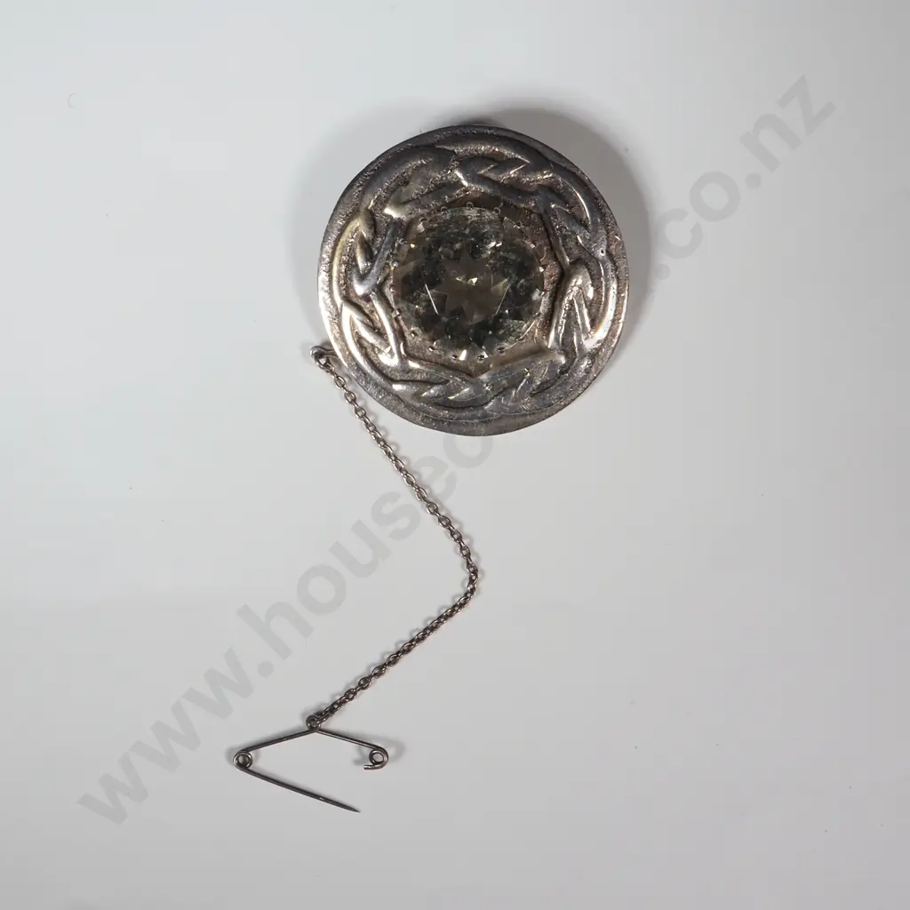 Sterling Silver Scottish Theme Brooch  Image 1++