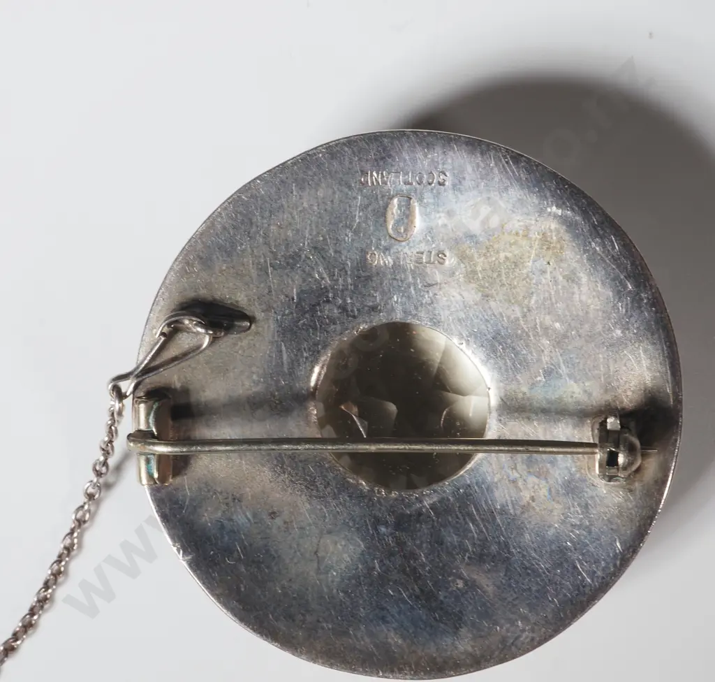 Sterling Silver Scottish Theme Brooch  Image 1++