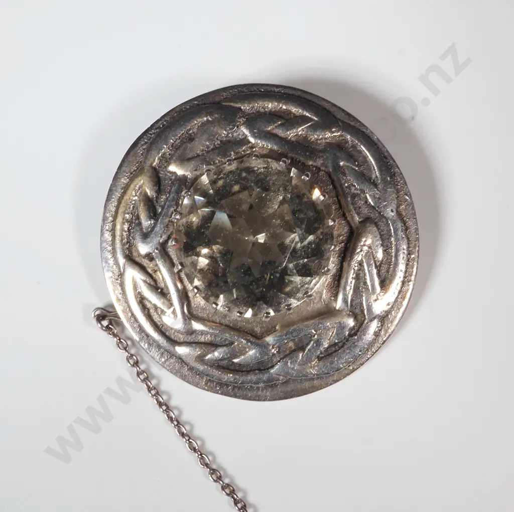 Sterling Silver Scottish Theme Brooch  Image 1++