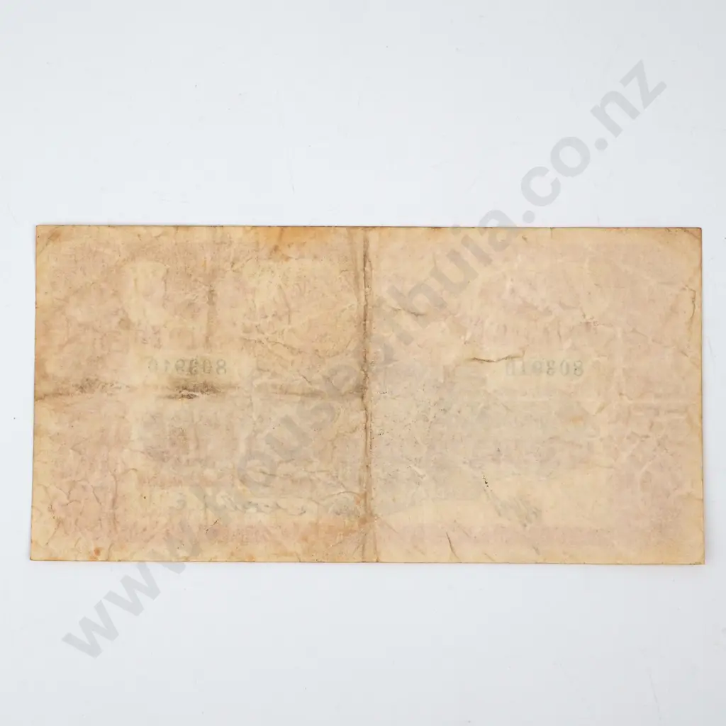 1925 National Bank of New Zealand Ten Shillings Image 1++