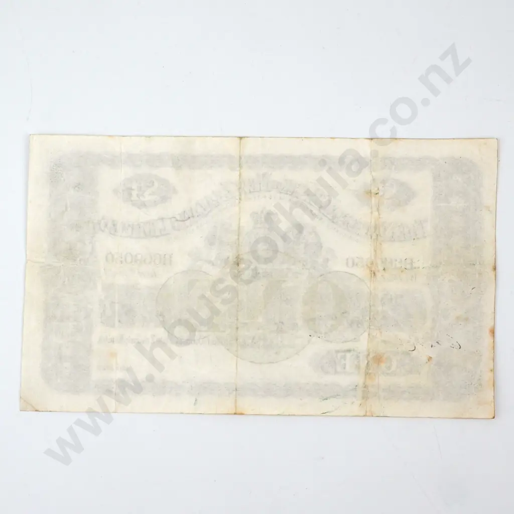 1923 National Bank of New Zealand One Pound Image 1++