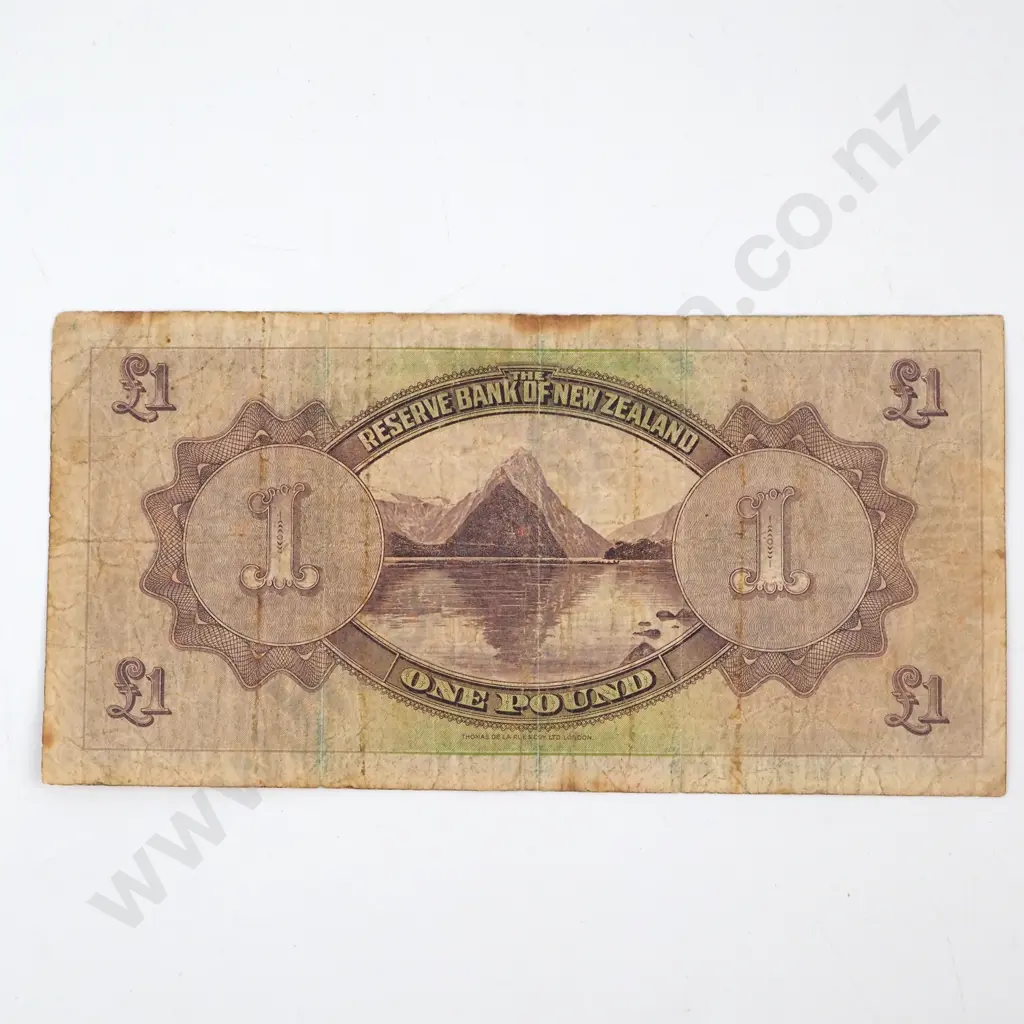 ONE POUND, SERIAL 1B 448 568, VERY GOOD, C.V. $150 Image 1++