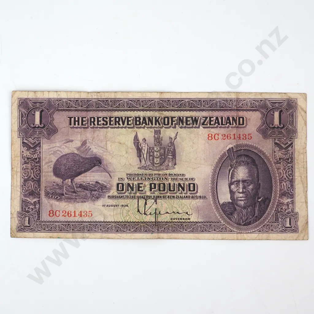 ONE POUND, SERIAL 8C 261435, VERY GOOD, C.V. $150 Image 1++