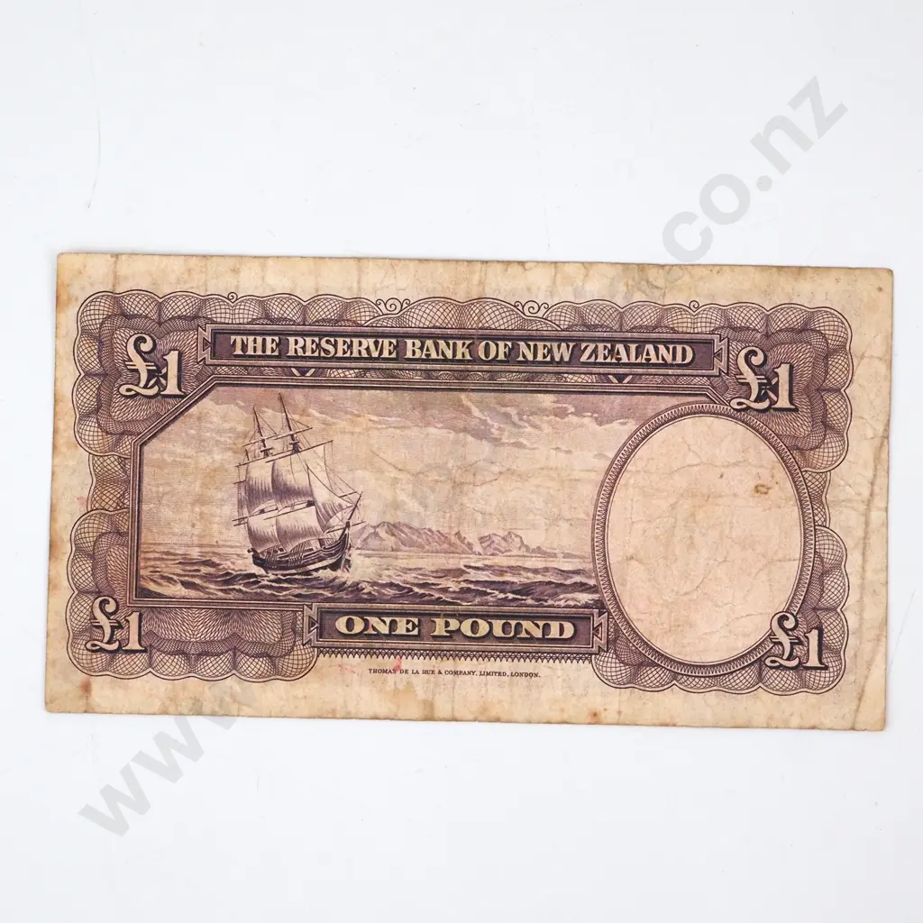 ONE POUND, HANNA SIGNATURE, SERIAL H OVER 2 105067 ( LAST PREFIX OF SIGNATURE ), VERY GOOD, C.V. $350 Image 1++