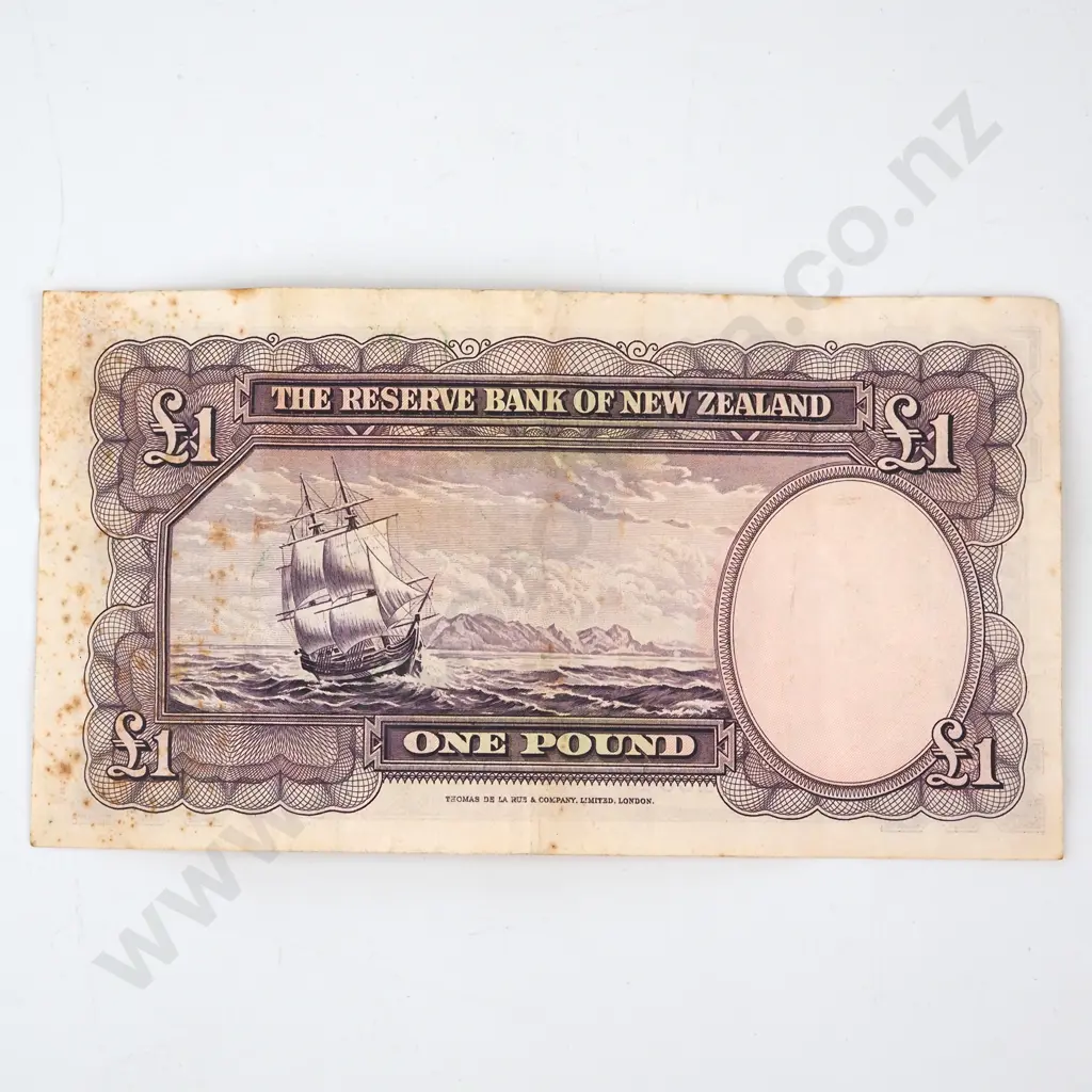 ONE POUND, WILSON SIGNATURE, SERIAL H OVER 7 551804, FINE, C.V. $70 Image 1++