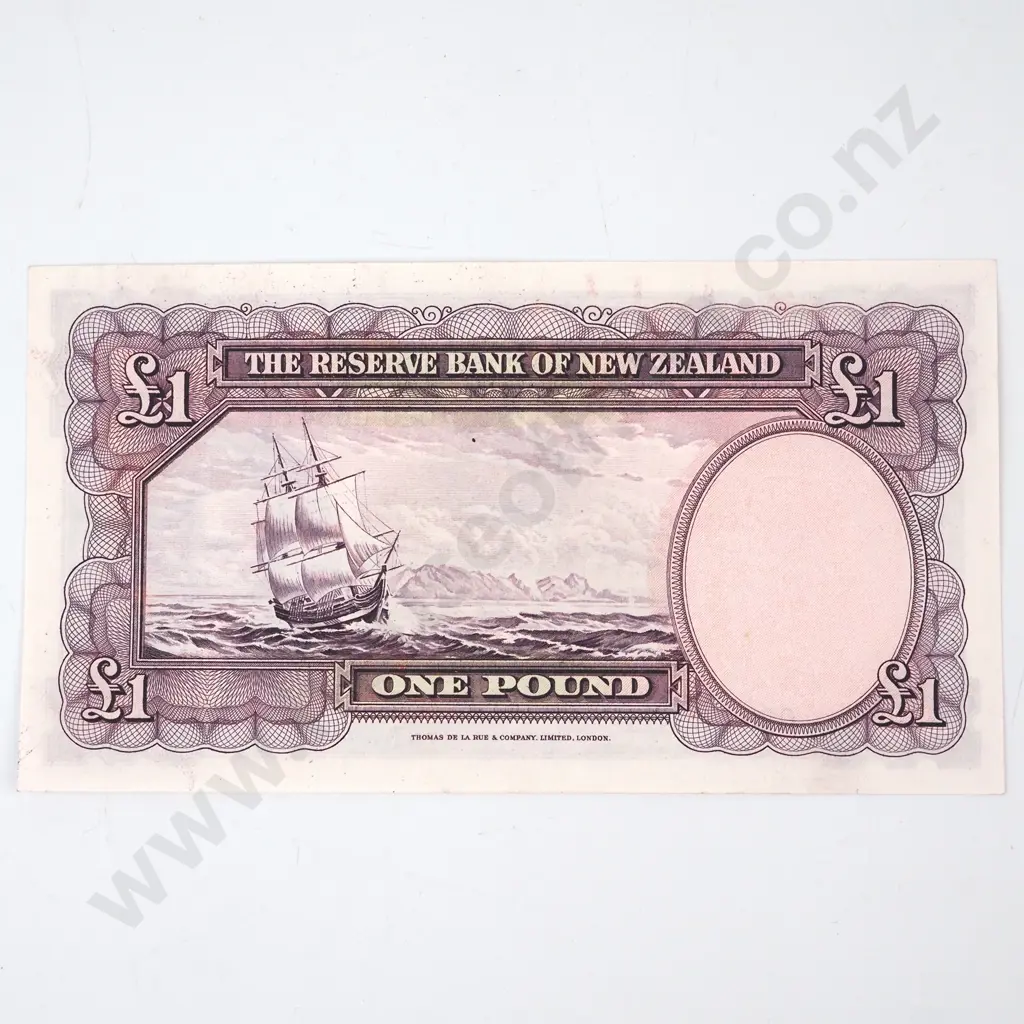 ONE POUND, WILSON SIGNATURE, SERIAL 020 063411 ( LAST PREFIX OF SIGNATURE ), ALMOST UNCIRCULATED, C.V. $2000 Image 1++