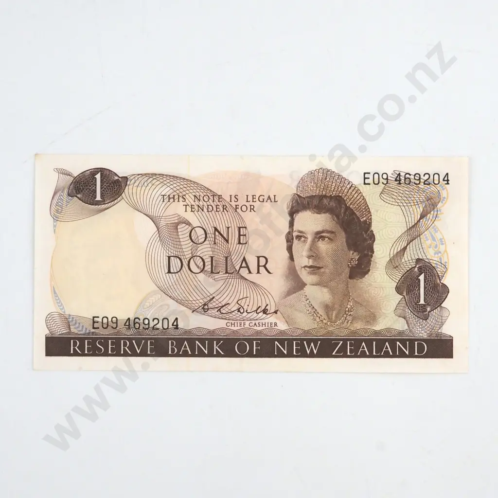 WILKS SIGNATURE, SERIAL E09 469204, ALMOST UNCIRCULATED, C.V. $70 Image 1++